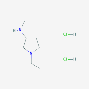 1-Ethyl-N-methylpyrrolidin-3-amine;dihydrochloride