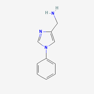 (1-Phenyl-1H-imidazol-4-yl)methanamine