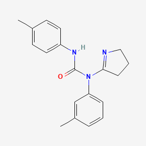 1-(3,4-dihydro-2H-pyrrol-5-yl)-1-(m-tolyl)-3-(p-tolyl)urea