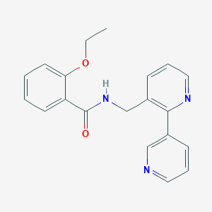 molecular formula C20H19N3O2 B2867724 N-([2,3'-bipyridin]-3-ylmethyl)-2-ethoxybenzamide CAS No. 1903410-21-8