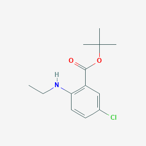 molecular formula C13H18ClNO2 B2867773 Tert-butyl 5-chloro-2-(ethylamino)benzoate CAS No. 2248363-21-3