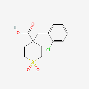 4-(2-Chlorobenzyl)tetrahydro-2H-thiopyran-4-carboxylic acid 1,1-dioxide