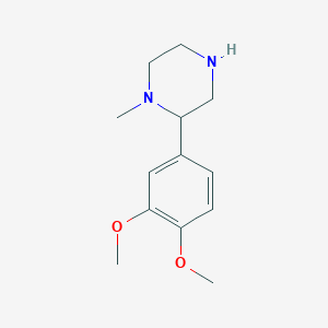 2-(3,4-Dimethoxyphenyl)-1-methylpiperazine