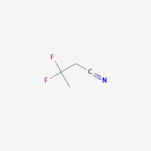 molecular formula C4H5F2N B2867825 3,3-二氟丁腈 CAS No. 1546395-26-9