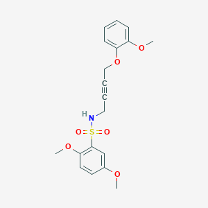 2,5-dimethoxy-N-(4-(2-methoxyphenoxy)but-2-yn-1-yl)benzenesulfonamide