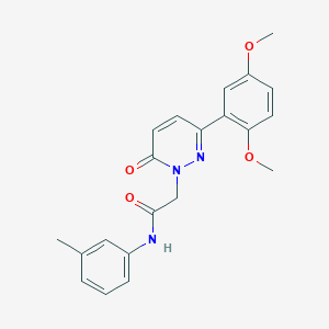 2-[3-(2,5-dimethoxyphenyl)-6-oxopyridazin-1-yl]-N-(3-methylphenyl)acetamide