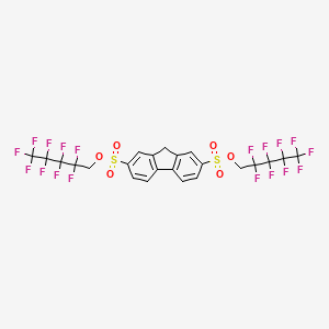 di(2,2,3,3,4,4,5,5,5-nonafluoropentyl) 9H-fluorene-2,7-disulphonate
