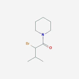 molecular formula C10H18BrNO B2867879 2-Bromo-3-methyl-1-(piperidin-1-yl)butan-1-one CAS No. 1016533-26-8