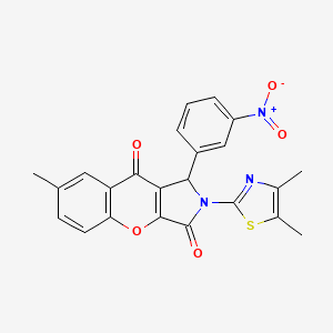 2-(4,5-Dimethylthiazol-2-yl)-7-methyl-1-(3-nitrophenyl)-1,2-dihydrochromeno[2,3-c]pyrrole-3,9-dione