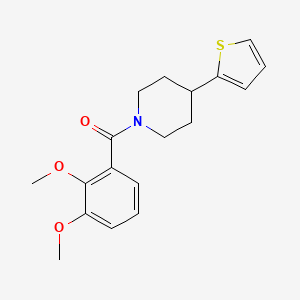 (2,3-Dimethoxyphenyl)(4-(thiophen-2-yl)piperidin-1-yl)methanone