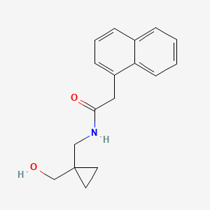 N-((1-(hydroxymethyl)cyclopropyl)methyl)-2-(naphthalen-1-yl)acetamide