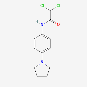 2,2-dichloro-N-[4-(1-pyrrolidinyl)phenyl]acetamide