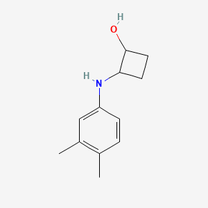 molecular formula C12H17NO B2867962 2-[(3,4-二甲苯基)氨基]环丁醇 CAS No. 2158722-48-4