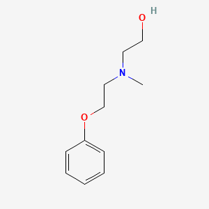 molecular formula C11H17NO2 B2867964 2-(甲基(2-苯氧基乙基)氨基)乙醇 CAS No. 113824-76-3