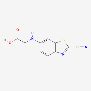 Glycine, N-(2-cyano-6-benzothiazolyl)-