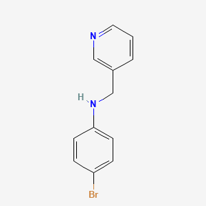 4-bromo-N-(pyridin-3-ylmethyl)aniline