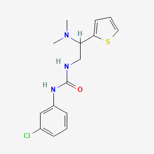 1-(3-Chlorophenyl)-3-(2-(dimethylamino)-2-(thiophen-2-yl)ethyl)urea