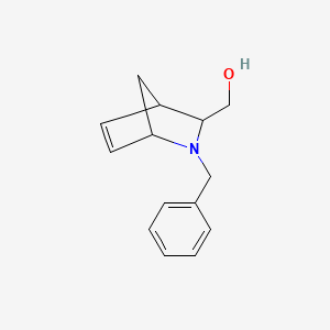 molecular formula C14H17NO B2868019 (2-Benzyl-2-azabicyclo[2.2.1]hept-5-en-3-yl)methanol CAS No. 2169135-10-6