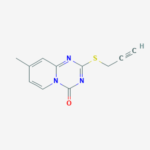 8-Methyl-2-prop-2-ynylsulfanylpyrido[1,2-a][1,3,5]triazin-4-one