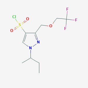 1-sec-butyl-3-[(2,2,2-trifluoroethoxy)methyl]-1H-pyrazole-4-sulfonyl chloride