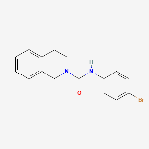 molecular formula C16H15BrN2O B2868049 N-(4-bromophenyl)-3,4-dihydro-1H-isoquinoline-2-carboxamide CAS No. 890583-21-8