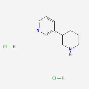 molecular formula C10H16Cl2N2 B2868087 3-(Piperidin-3-yl)pyridine dihydrochloride CAS No. 1909312-18-0