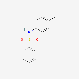 molecular formula C15H17NO2S B2868123 N-(4-乙基苯基)-4-甲基苯磺酰胺 CAS No. 1506-96-3