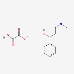 3-(Dimethylamino)-1-phenylpropan-1-ol;oxalic acid