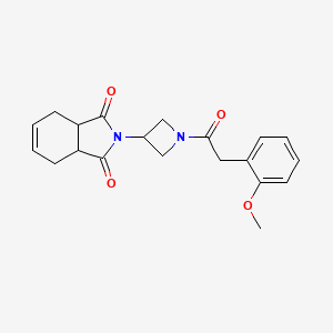 2-(1-(2-(2-methoxyphenyl)acetyl)azetidin-3-yl)-3a,4,7,7a-tetrahydro-1H-isoindole-1,3(2H)-dione