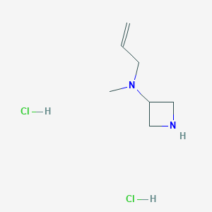 N-Methyl-N-prop-2-enylazetidin-3-amine;dihydrochloride