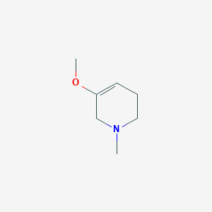 molecular formula C7H13NO B2868160 5-Methoxy-1-methyl-1,2,3,6-tetrahydropyridine CAS No. 98435-42-8