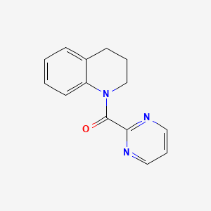 molecular formula C14H13N3O B2868179 3,4-Dihydro-2H-quinolin-1-yl(pyrimidin-2-yl)methanone CAS No. 2379977-21-4