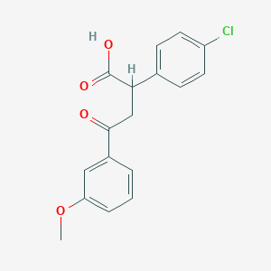 2-(4-Chlorophenyl)-4-(3-methoxyphenyl)-4-oxobutanoic acid