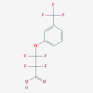 3-(3-(Trifluoromethyl)phenoxy)-2,2,3,3-tetrafluoropropanoic acid