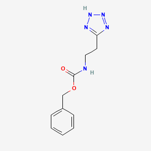 molecular formula C11H13N5O2 B2868239 5-[2-(Cbz-氨基)乙基]-1H-四唑 CAS No. 33841-54-2