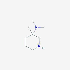 B2868256 N,N,3-Trimethyl-3-piperidinamine CAS No. 1823359-49-4