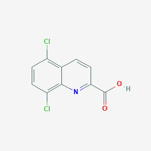 molecular formula C10H5Cl2NO2 B2868288 5,8-Dichloroquinoline-2-carboxylic acid CAS No. 1092305-00-4