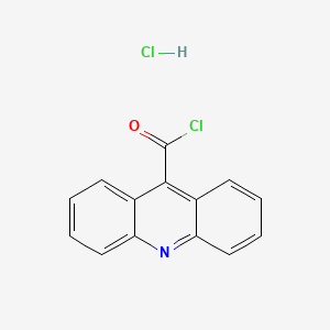 molecular formula C14H9Cl2NO B2868300 9-吖啶甲酰氯盐酸盐 CAS No. 5132-80-9