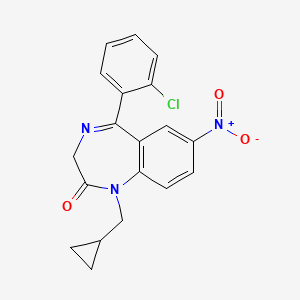 molecular formula C19H16ClN3O3 B2868347 Cloniprazepam CAS No. 1998158-84-1