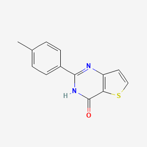 molecular formula C13H10N2OS B2868352 2-(4-Methylphenyl)thieno[3,2-d]pyrimidin-4-ol CAS No. 18002-05-6