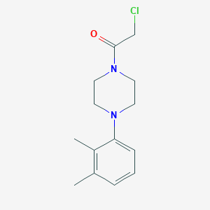 molecular formula C14H19ClN2O B2868387 2-Chloro-1-(4-(2,3-dimethylphenyl)piperazin-1-yl)ethanone CAS No. 177489-01-9
