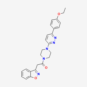 2-(Benzo[d]isoxazol-3-yl)-1-(4-(6-(4-ethoxyphenyl)pyridazin-3-yl)piperazin-1-yl)ethanone