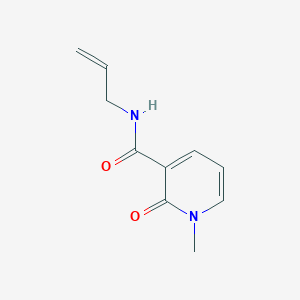 molecular formula C10H12N2O2 B2868398 N-allyl-1-methyl-2-oxo-1,2-dihydropyridine-3-carboxamide CAS No. 1786329-68-7