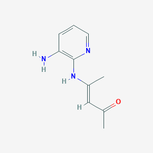 (3E)-4-[(3-aminopyridin-2-yl)amino]pent-3-en-2-one