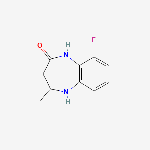 6-Fluoro-2-methyl-1,2,3,5-tetrahydro-1,5-benzodiazepin-4-one