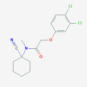 molecular formula C16H18Cl2N2O2 B2868418 N-(1-cyanocyclohexyl)-2-(3,4-dichlorophenoxy)-N-methylacetamide CAS No. 940235-64-3