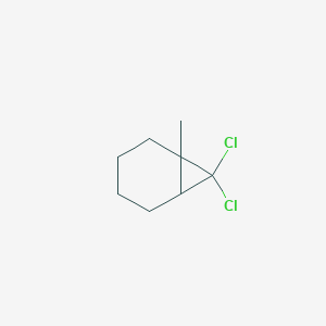 molecular formula C8H12Cl2 B2868421 7,7-Dichloro-1-methylbicyclo[4.1.0]heptane CAS No. 2415-76-1