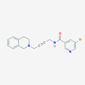 molecular formula C19H18BrN3O B2868431 5-bromo-N-(4-(3,4-dihydroisoquinolin-2(1H)-yl)but-2-yn-1-yl)nicotinamide CAS No. 1351643-13-4