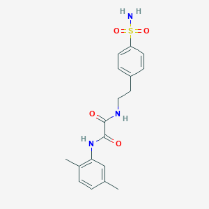 N1-(2,5-dimethylphenyl)-N2-(4-sulfamoylphenethyl)oxalamide