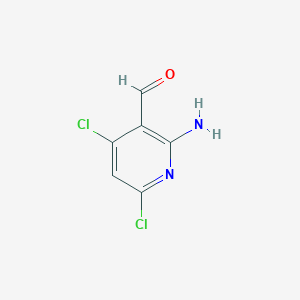 2-Amino-4,6-dichloronicotinaldehyde